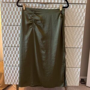 Elie Tahari Elegant Olive Green Women's Skirt